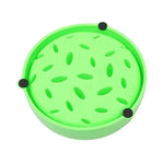 Ciotola per animali domestici che impedisce il soffocamento. Ciotola in PP, Round Pink, Round Green