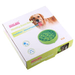Ciotola per animali domestici che impedisce il soffocamento. Ciotola in PP, Round Pink, Round Green