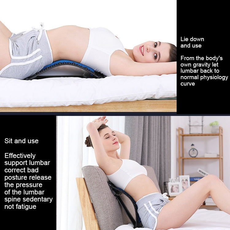 Dispositivo di trazione lombare con massaggio shiatsu regolabile