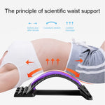 Dispositivo di trazione lombare con massaggio shiatsu regolabile