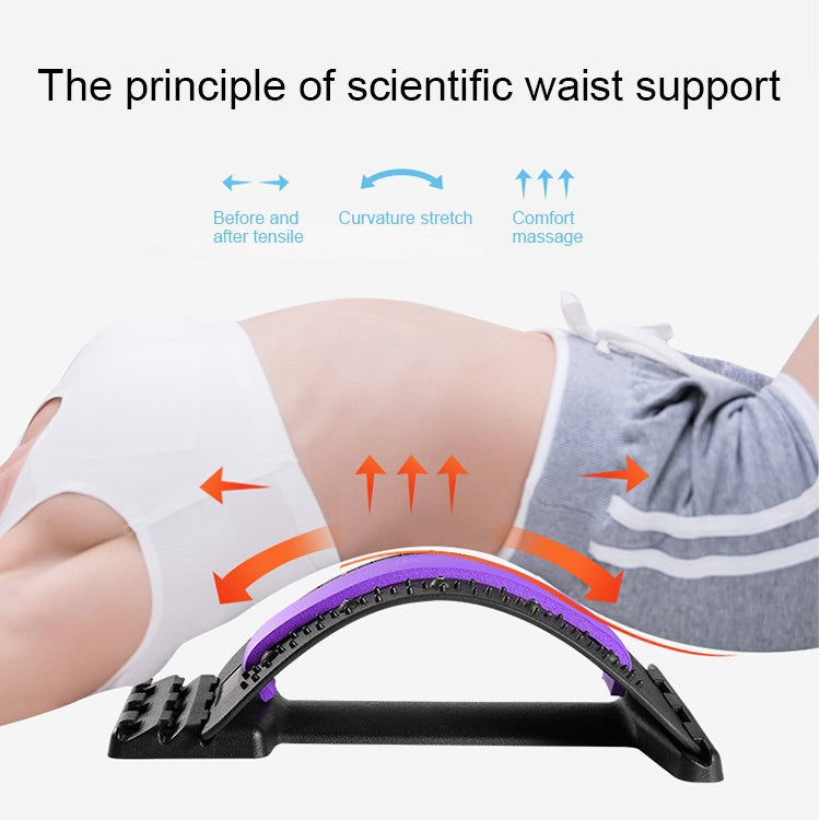 Dispositivo di trazione lombare con massaggio shiatsu regolabile