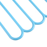 Appendiabiti in plastica multifunzione a 5 strati, pantaloni, sciarpa, cravatta di seta, 5 Layers Pants Hangers
