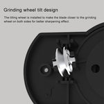 Affilacoltelli da cucina portatile a doppia ruota originale Xiaomi Youpin Huohou, Double-wheel Knife Sharpener