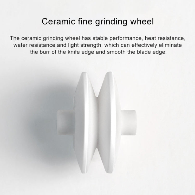 Affilacoltelli da cucina portatile a doppia ruota originale Xiaomi Youpin Huohou, Double-wheel Knife Sharpener