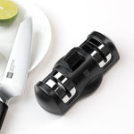 Affilacoltelli da cucina portatile a doppia ruota originale Xiaomi Youpin Huohou, Double-wheel Knife Sharpener