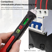 HABOTEST HT100P Tester per penna rilevatore display LCD AC trifase senza contatto con indicatore di rotazione, HT100P