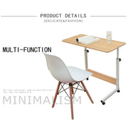 Scrivania da comodino portatile rimovibile per uso domestico con struttura in legno, HC0227A, HC0227B, HC0227C, HC0227D