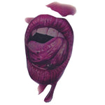 S-291 50 pezzi Adesivo per tatuaggio temporaneo Halloween Terror Realistico ferita bocca sangue, S-291/10pcs