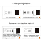 Diario per notebook con copertina in PU retrò B6 con blocco password