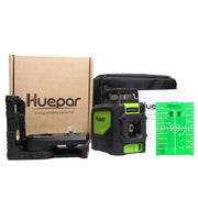 901CG Laser Level H360 Degree / V130 Degree Wall and Floor Coverage 5-Line Green Beam IP54 Water/Dust Resistant