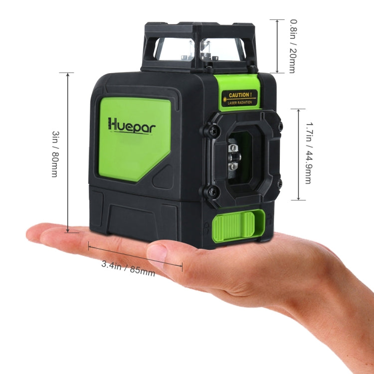 901CR H360 Degree / V130 Degree Wall and Floor Covering Laser Level 5 Line Red Beam IP54 Water/Dust Resistant