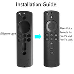 Custodia in silicone antiscivolo per telecomando Amazon Fire TV