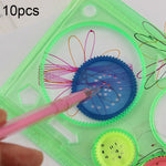 Set 10 pezzi strumenti disegno geometrico per studenti