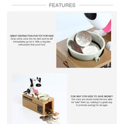 Creativo Cartoon Edacious Puppy Automatic Money Eating Coin Saving Box, Dog Bank