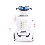 Salvadanaio con codice lampada da scrivania robot salvadanaio multifunzione per bambini, Robot Bank