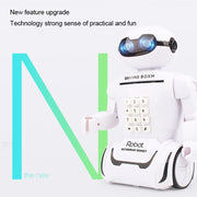 Salvadanaio con codice lampada da scrivania robot salvadanaio multifunzione per bambini, Robot Bank
