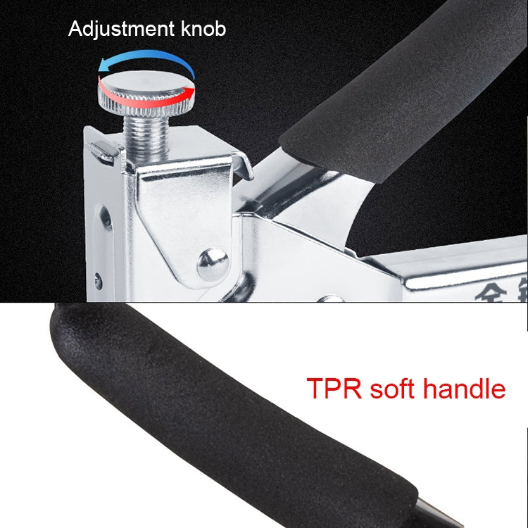 Chiodatrice universale per unghie tipo U / tipo T / tipo porta, Nailer, With Handle Case, With 1000 PCS Nails, With Handle Case & 1000 PCS Nails