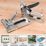 Chiodatrice universale per unghie tipo U / tipo T / tipo porta, Nailer, With Handle Case, With 1000 PCS Nails, With Handle Case & 1000 PCS Nails