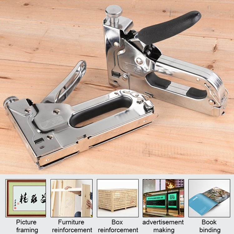 Chiodatrice universale per unghie tipo U / tipo T / tipo porta, Nailer, With Handle Case, With 1000 PCS Nails, With Handle Case & 1000 PCS Nails