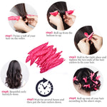 Set 20 bigodini per capelli con punto d'onda