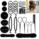 Set 71 accessori per capelli in plastica e resina