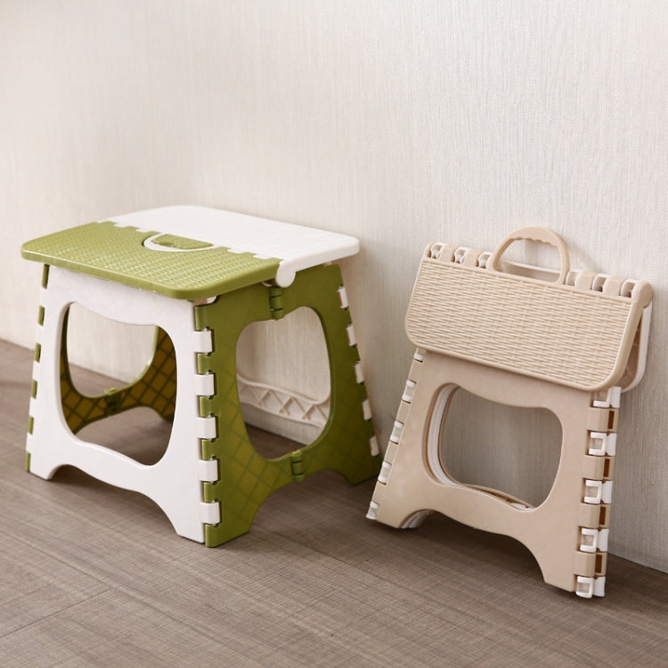 Sgabello pieghevole in plastica portatile da esterno