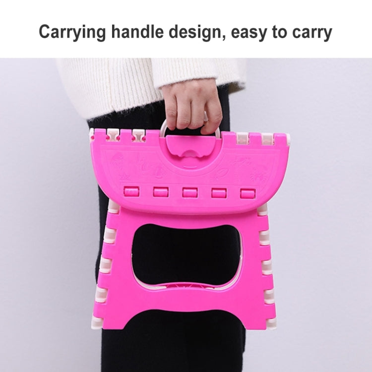 Sgabello pieghevole in plastica portatile da esterno