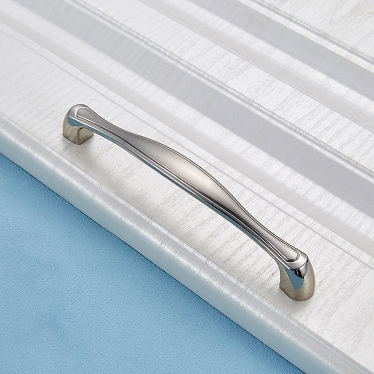 4092-128 Anta dell'armadio con doppio cassetto bianco Maniglia argentata nera, 4092-128 Double White