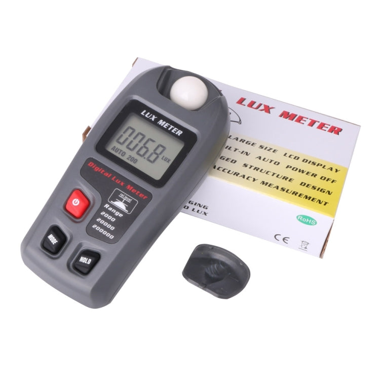 MT-30 Portable LCD Digital Lux Meter for Various Occasions in Factory/School/Home, Range: 0.1-200,000 Lux, MT-30