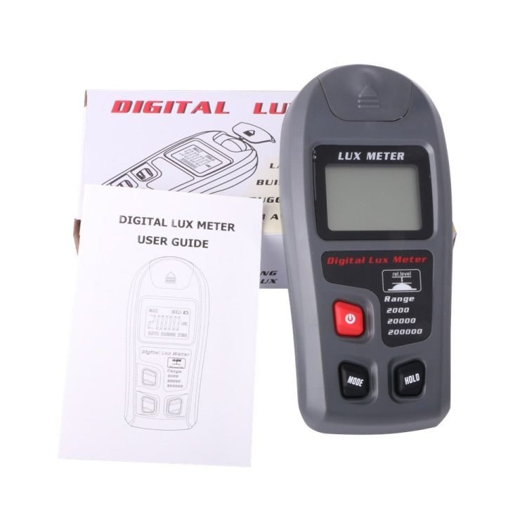 MT-30 Portable LCD Digital Lux Meter for Various Occasions in Factory/School/Home, Range: 0.1-200,000 Lux, MT-30