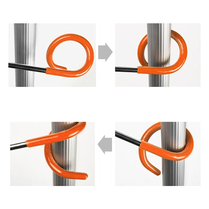 Gancio leggero per tenda da campeggio all'aperto a spirale bidirezionale tipo S multifunzione, Light Hook