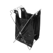 Gancio per sacchetti della spazzatura pieghevole in acciaio inossidabile da campeggio all'aperto, dimensioni: 58 * 32 cm