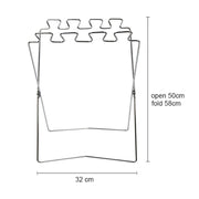 Gancio per sacchetti della spazzatura pieghevole in acciaio inossidabile da campeggio all'aperto, dimensioni: 58 * 32 cm