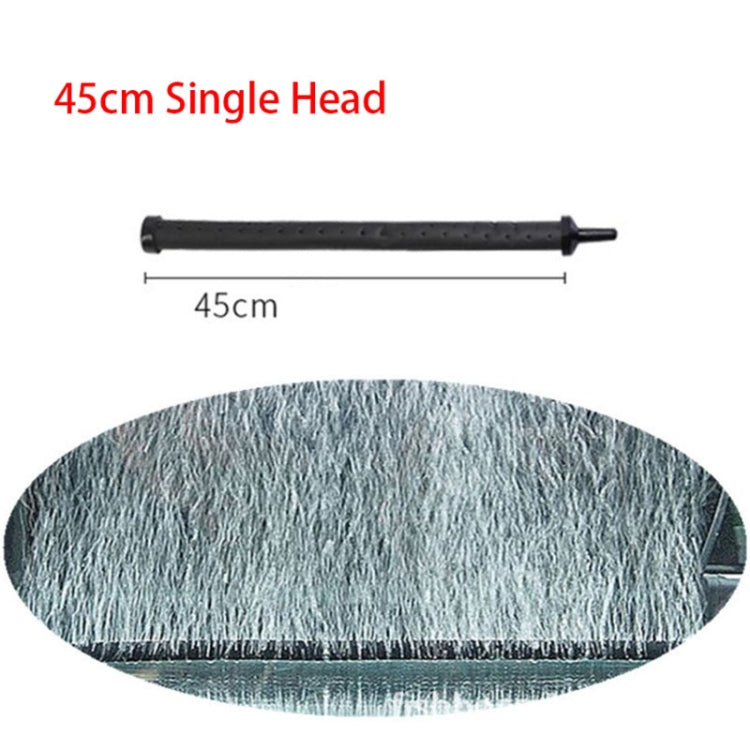 Pompa per acquario a testa singola da 45 cm Tubo per bolle d'aria Accessori per acquari Diffusore a striscia di ossigeno per acquari e acquari, 45cm Single Head