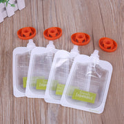 50 sacchetti per la conservazione degli alimenti, per estrusore di purea, compatibili con il dispenser di cibo HC14554, Storage Bag