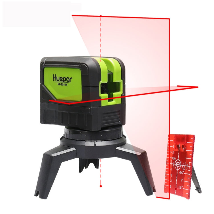 2-Point 2-Line 10mW 9211R 1V1H Red Beam Laser Level for Wall and Floor Covering