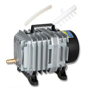 ACO-004 58W 75L/Min Compressore Pompa d'Aria Elettromagnetica Acquario per Pesci di Pesce Aumenta il Divisore del Flusso d'Aria di Ossigeno, Spina USA, ACO-004