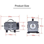 Pompa d'Aria Elettromagnetica 120W 110L/min per Acquario