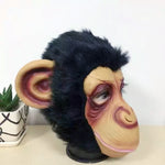 Popolare adorabile maschera di Halloween mascherata maschera da gorilla con emulsione per uomini e donne, Gorilla