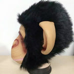 Popolare adorabile maschera di Halloween mascherata maschera da gorilla con emulsione per uomini e donne, Gorilla