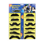 Kit baffi finti autoadesivi 12 pezzi per Halloween