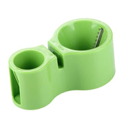 Grattugia multifunzionale a spirale a doppia testa con affilatore Gadget da cucina (verde), Green