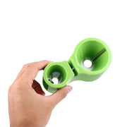 Grattugia multifunzionale a spirale a doppia testa con affilatore Gadget da cucina (verde), Green