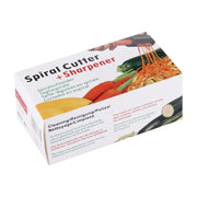 Grattugia multifunzionale a spirale a doppia testa con affilatore Gadget da cucina (verde), Green