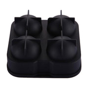 Stampo per cubetti di ghiaccio in silicone a 4 griglie a forma di palla, Ball Shape