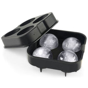 Stampo per cubetti di ghiaccio in silicone a 4 griglie a forma di palla, Ball Shape