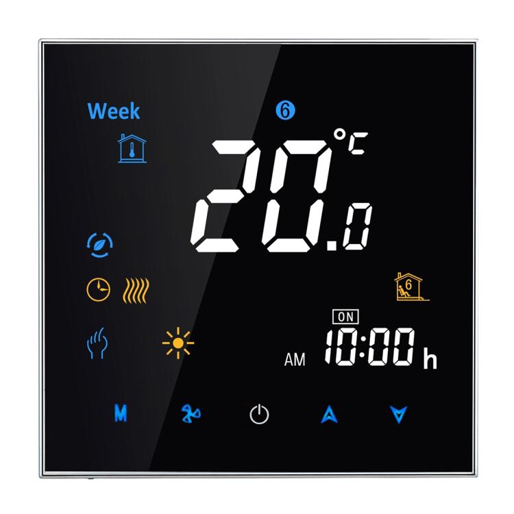 Termostato digitale ambiente riscaldamento 16A LCD