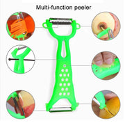 Pelapatate portatile per frutta e verdura, mela, cetriolo, patate, Vegetable Cutter(Orange)