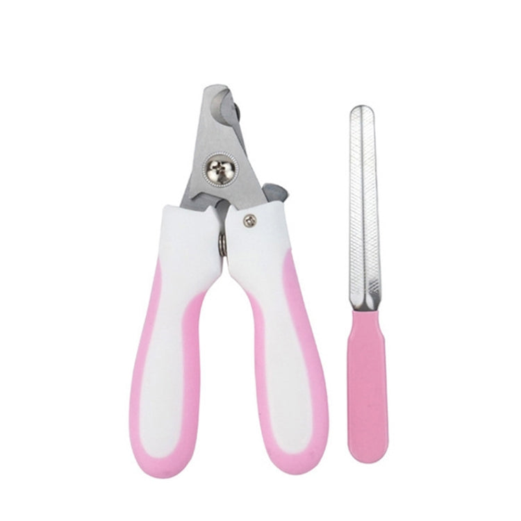 Set tagliaunghie e lucidante per animali domestici, misura: piccolo, Small Pink, Small Blue