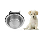 Ciotola per cani in stile sospensione in acciaio inossidabile, misura: M, Size: Medium